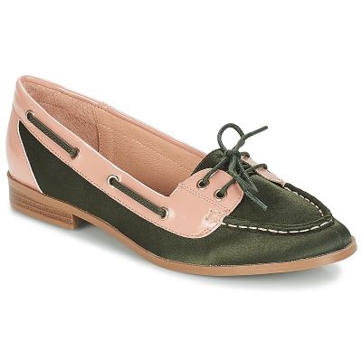 MOCASSINS ANDRÉ FEMME NONETTE VERT MILITAIRE